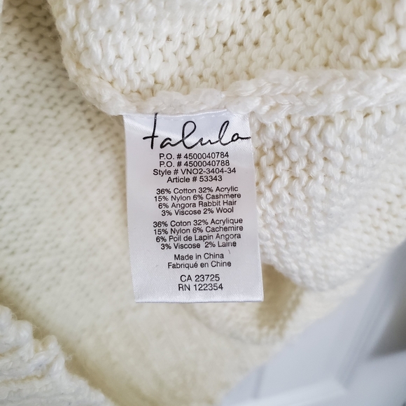 Talula EUC Cream Loose Knit Crewneck Sweat… - Picture 7 of 7